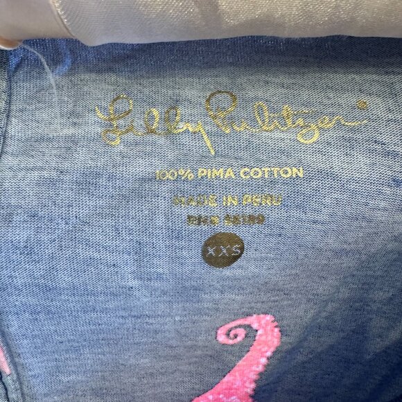 Lilly Pulitzer Ocean Ridge Dress, Resort Navy Horsing Around Motif, Size XXS - Picture 2 of 4